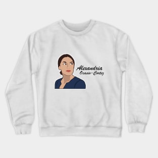 Alexandria Ocasio-Cortez - Cartoon Art Crewneck Sweatshirt